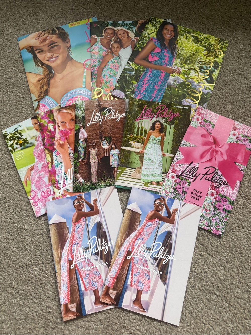 10 Lilly Pulitzer catalogs